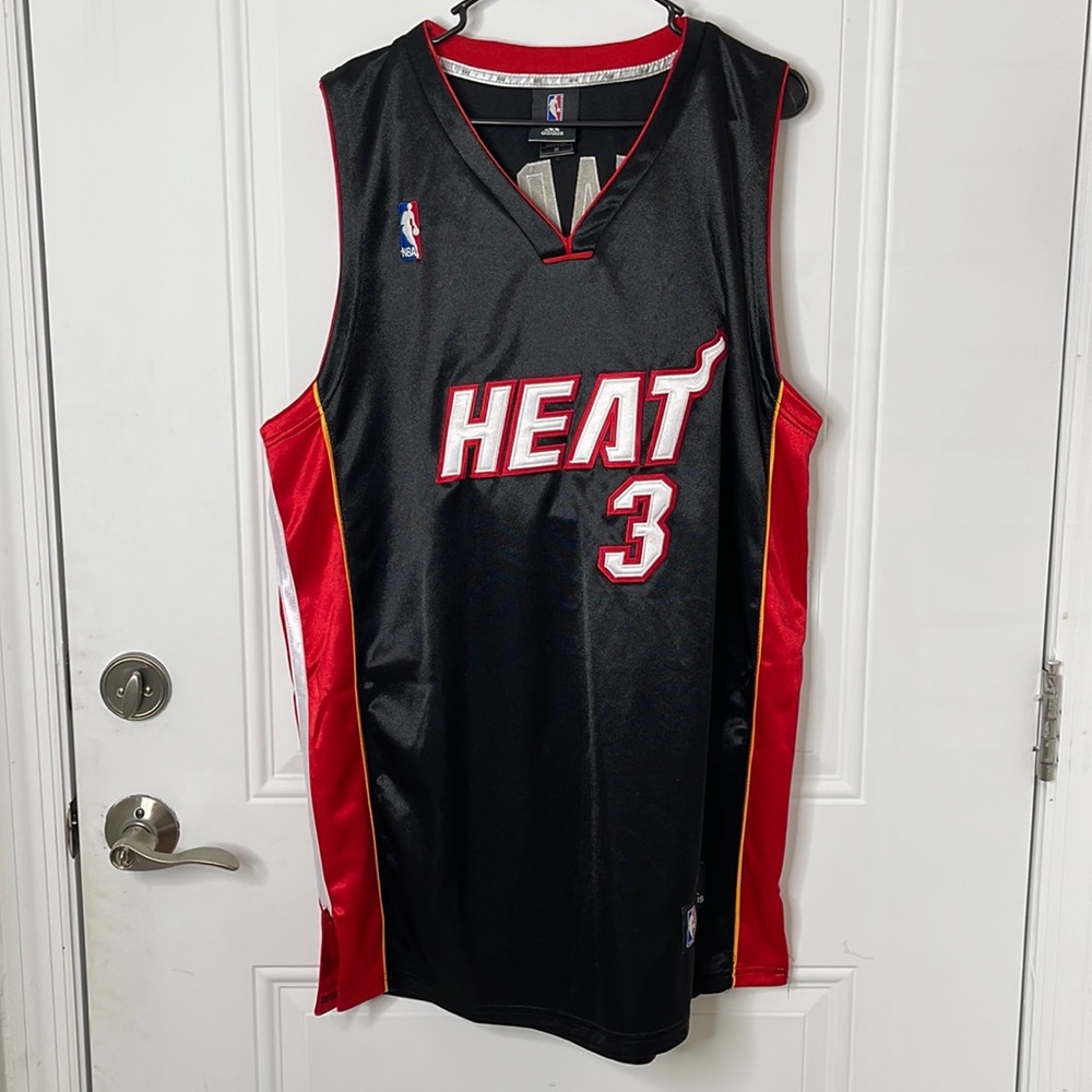 Adidas Dywane Wade Miami Heat stitched jersey size 54